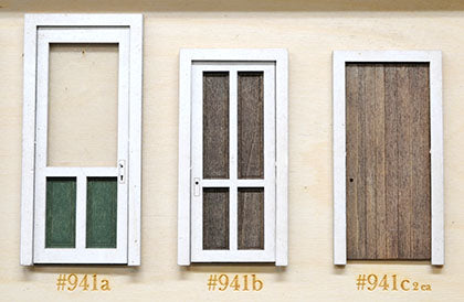 Door Set 2, 3 different doors (3 per kit) - #941