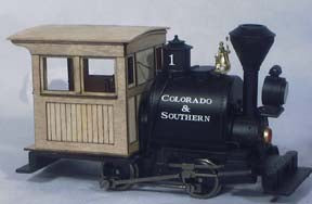 Laser Cut Wood Cab Kits for  the Bachmann On30 Porter and On30 2-6-0
